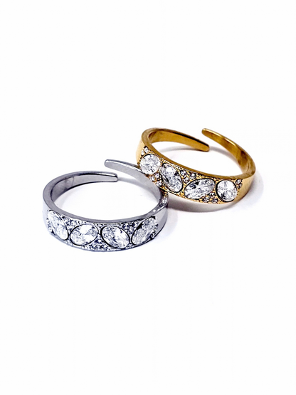 Anello Regolabile "Bliss" Gold o Silver