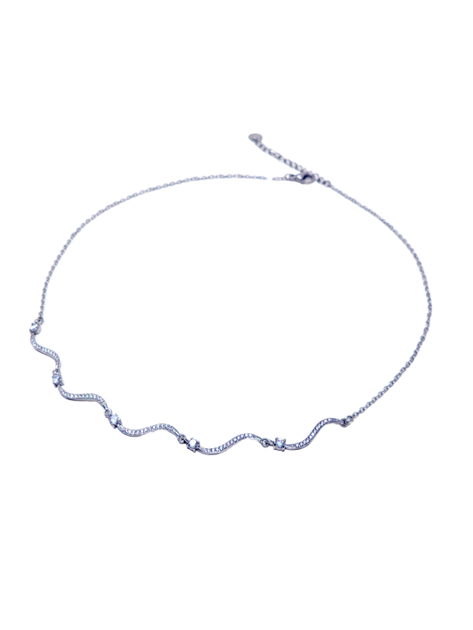 Collana Girocollo "Artemide" Silver