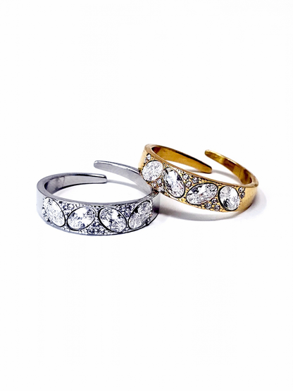 Anello Regolabile "Bliss" Gold o Silver