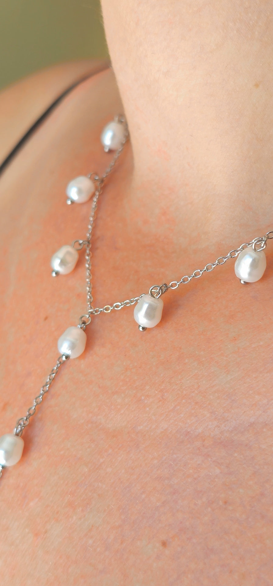 Collana Girocollo "Perla" Silver
