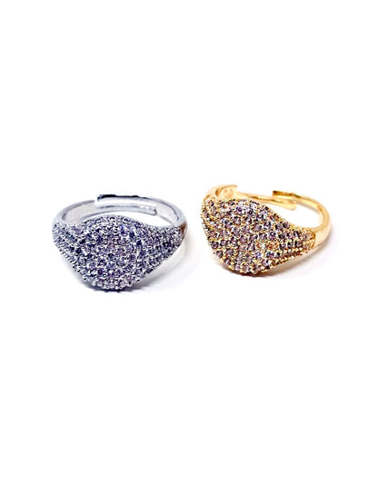 Anello Chevalier Regolabile "Magnifica" Gold o Silver - 333HOPE333