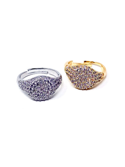 Anello Chevalier Regolabile "Magnifica" Gold o Silver - 333HOPE333
