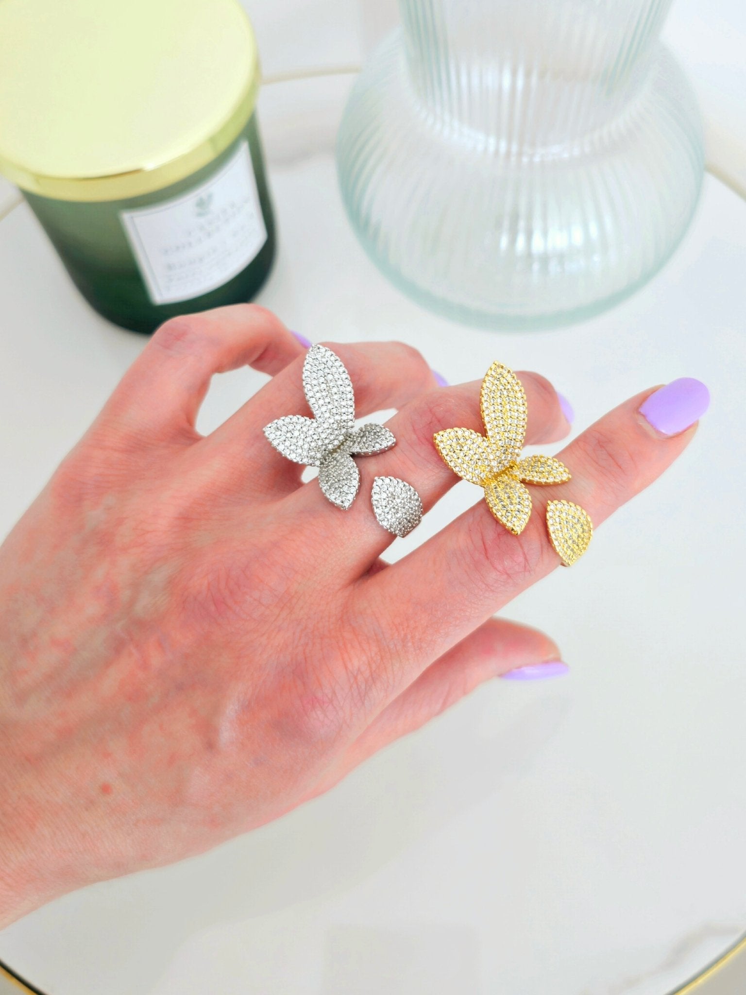 Anello Regolabile "Fly" Gold o Silver - 333HOPE333