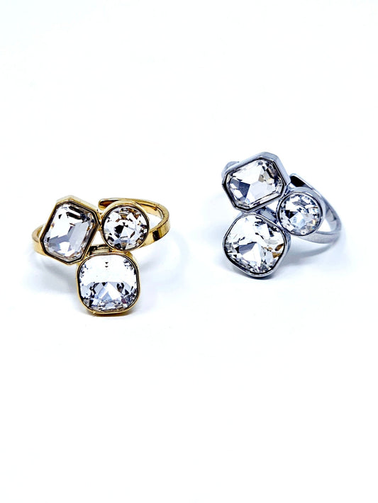 Anello Regolabile "Gemme" Gold o Silver - 333HOPE333