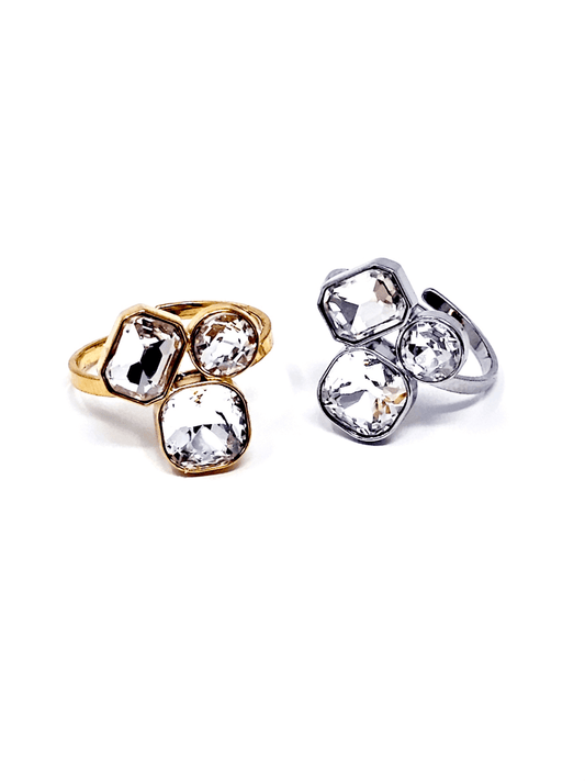 Anello Regolabile "Gemme" Gold o Silver - 333HOPE333