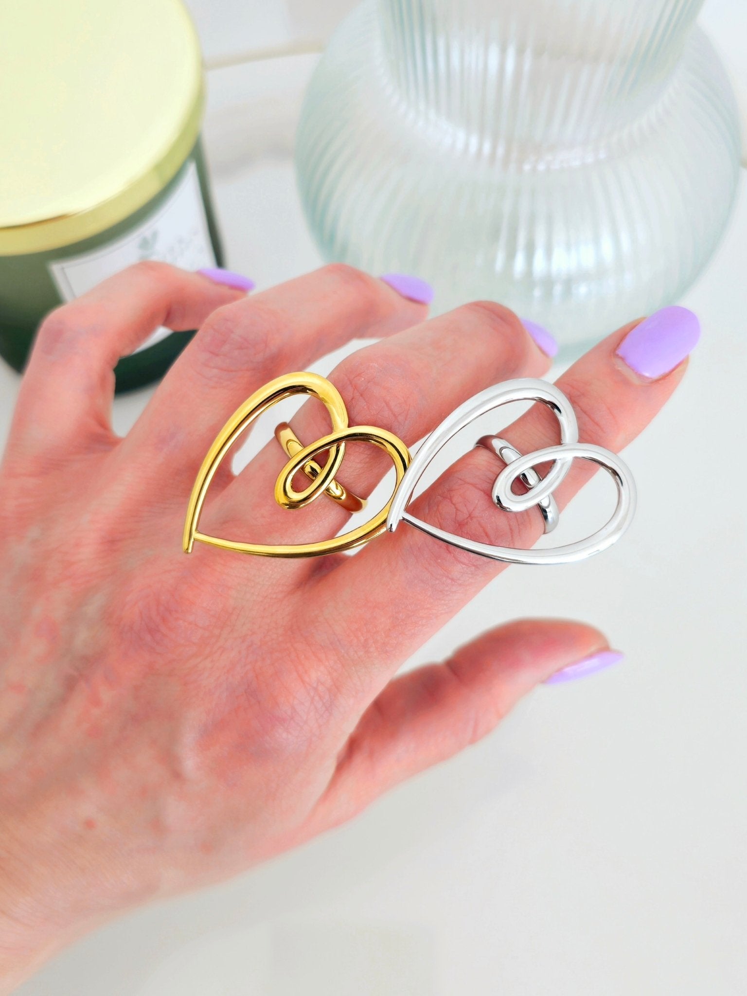 Anello Regolabile "Infinity Love Big" Gold o Silver - 333HOPE333