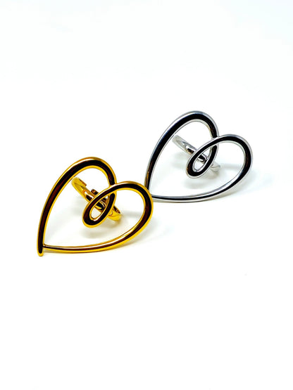 Anello Regolabile "Infinity Love Big" Gold o Silver - 333HOPE333