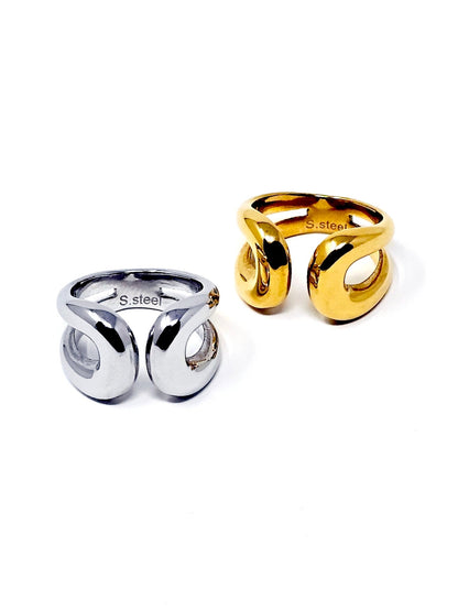 Anello Regolabile "Manta" Gold o Silver - 333HOPE333