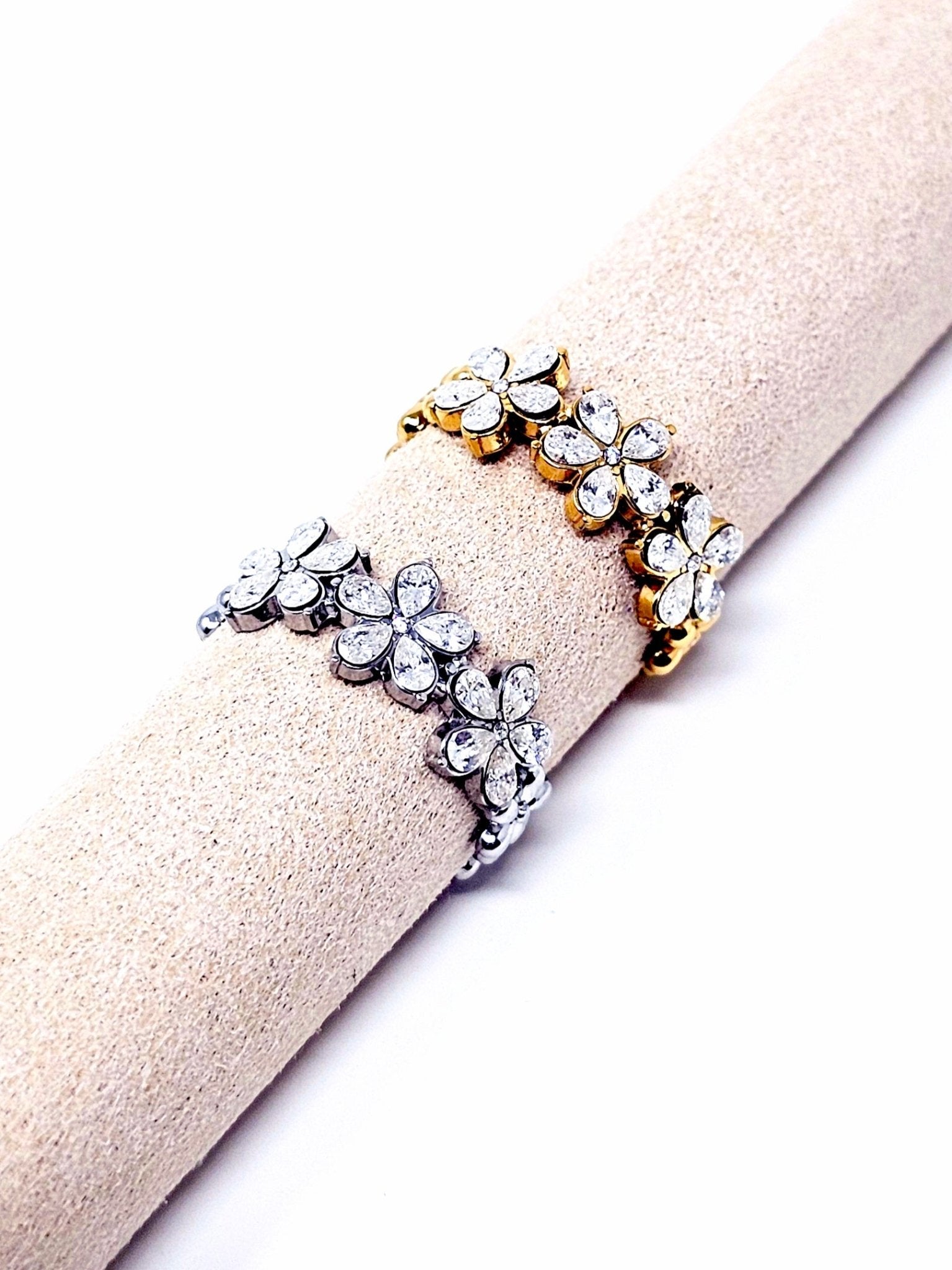 Anello Regolabile "Marghe" Silver o Gold o Gold con Pietre Multicolor - 333HOPE333