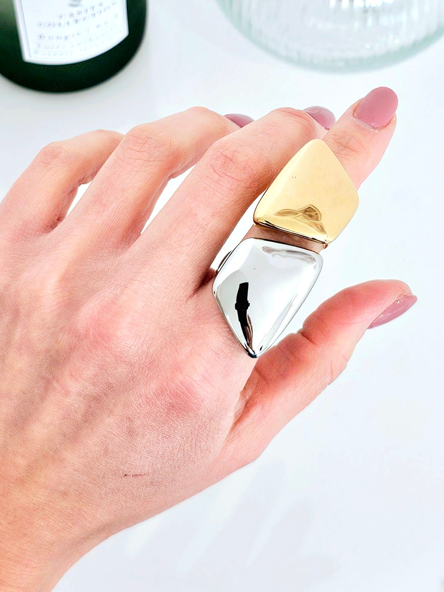Anello Regolabile "Monolith" Gold o Silver - 333HOPE333