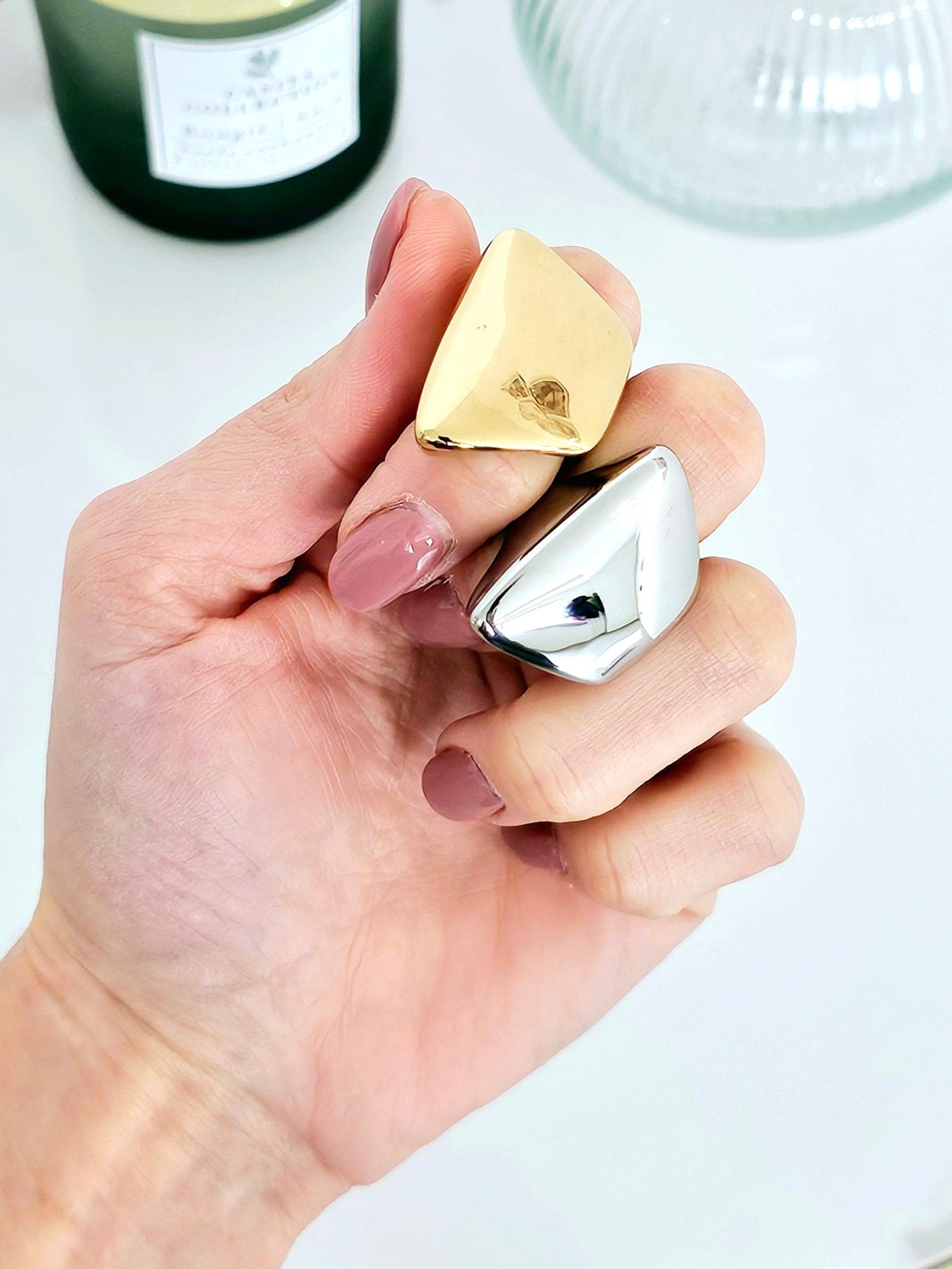 Anello Regolabile "Monolith" Gold o Silver - 333HOPE333