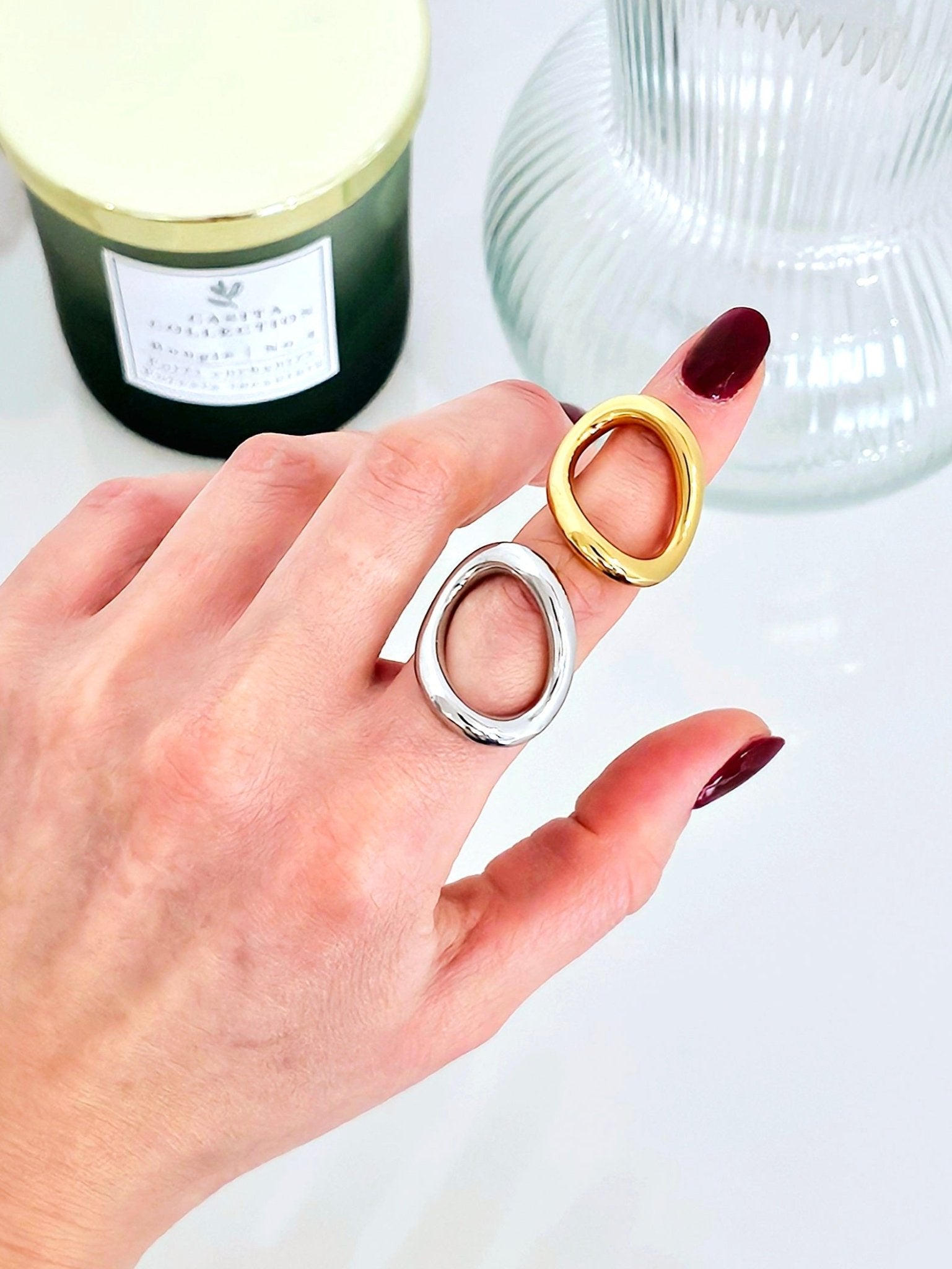 Anello Regolabile "Omega" Gold o Silver - 333HOPE333