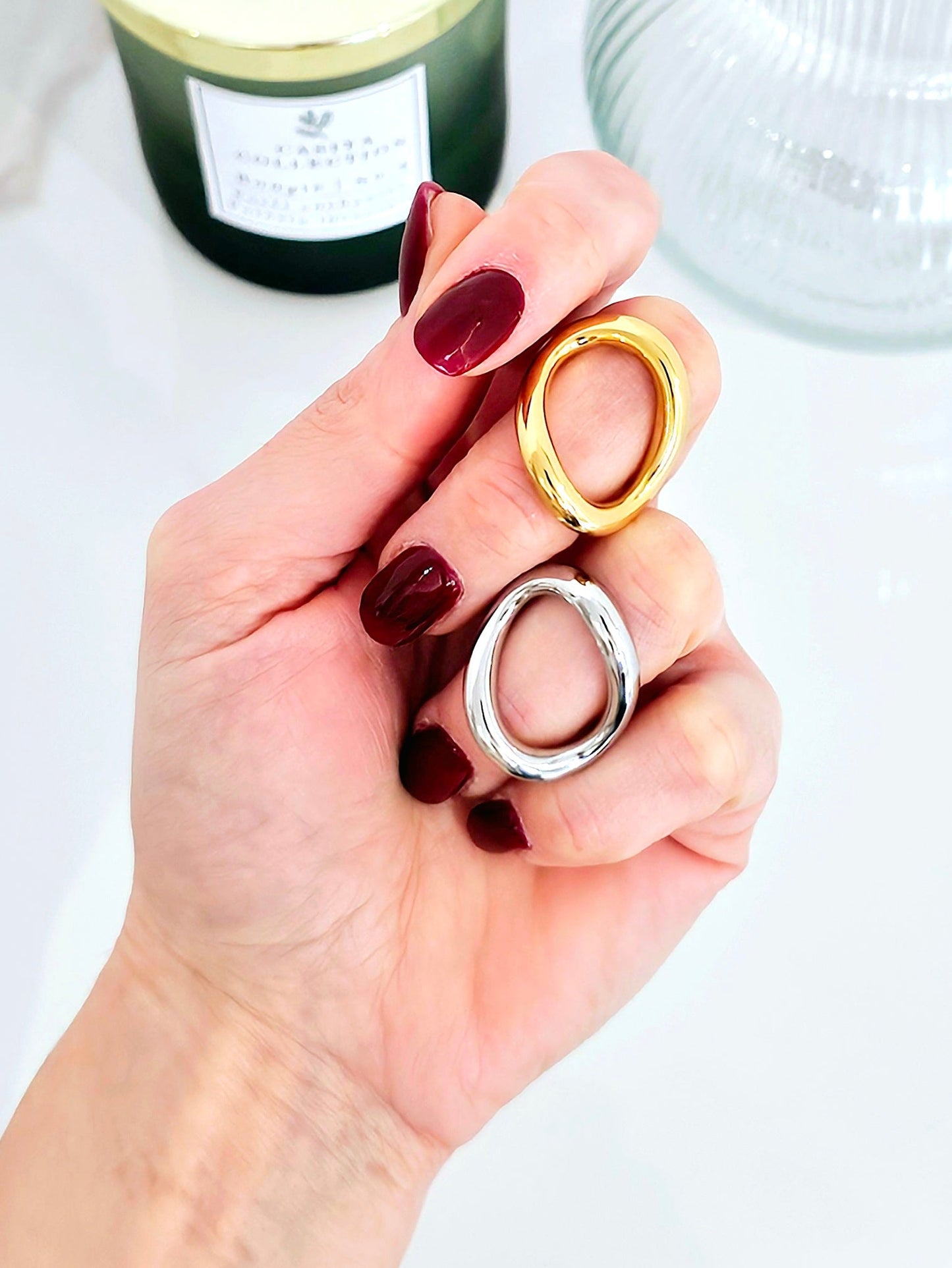 Anello Regolabile "Omega" Gold o Silver - 333HOPE333