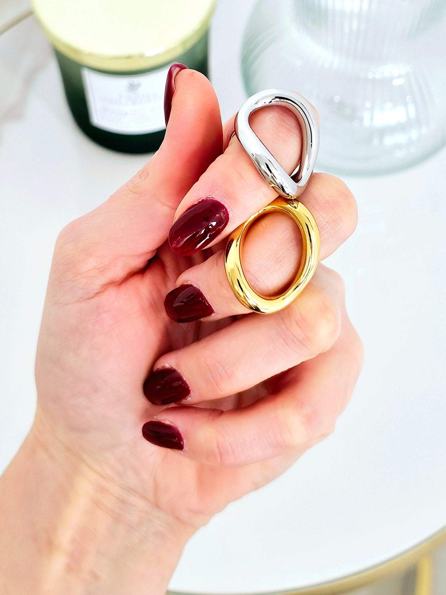 Anello Regolabile "Omega" Gold o Silver - 333HOPE333