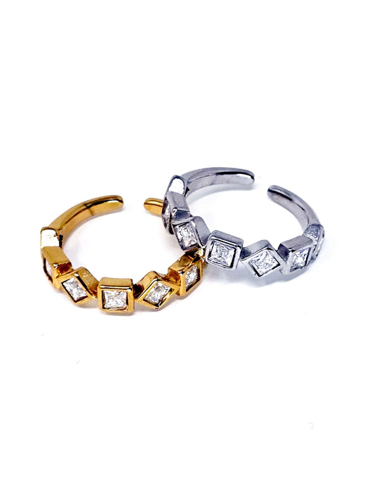 Anello Regolabile "Prisma" Gold o Silver - 333HOPE333