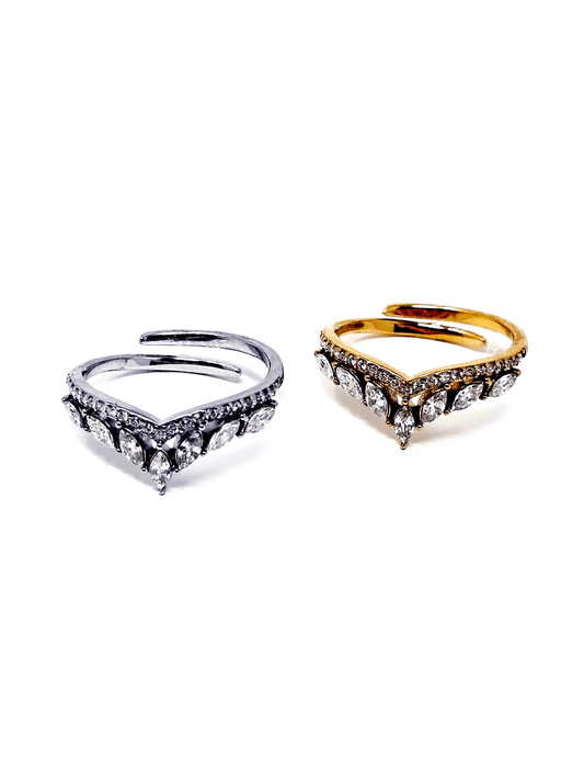 Anello Regolabile "Shaila" Gold o Silver - 333HOPE333