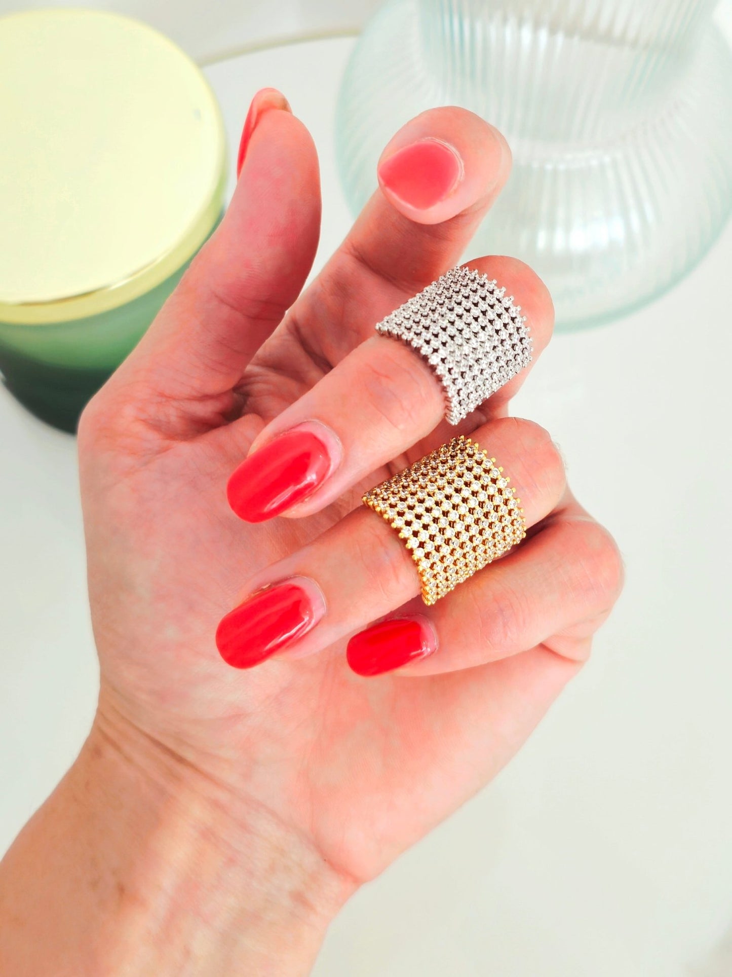 Anello Regolabile "Shining Band" Gold o Silver - 333HOPE333