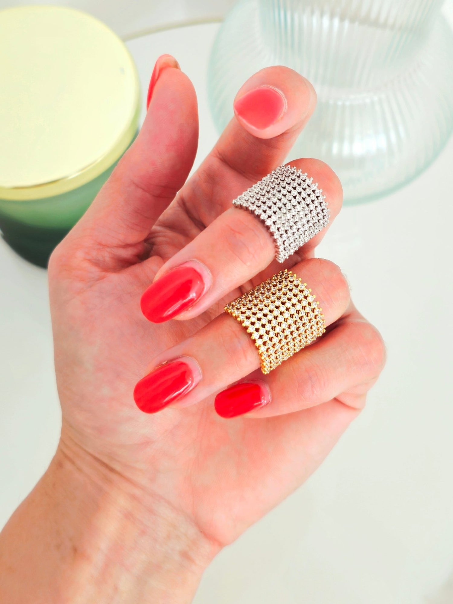 Anello Regolabile "Shining Band" Gold o Silver - 333HOPE333