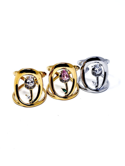 Anello Regolabile "Tulipano Light" - 333HOPE333