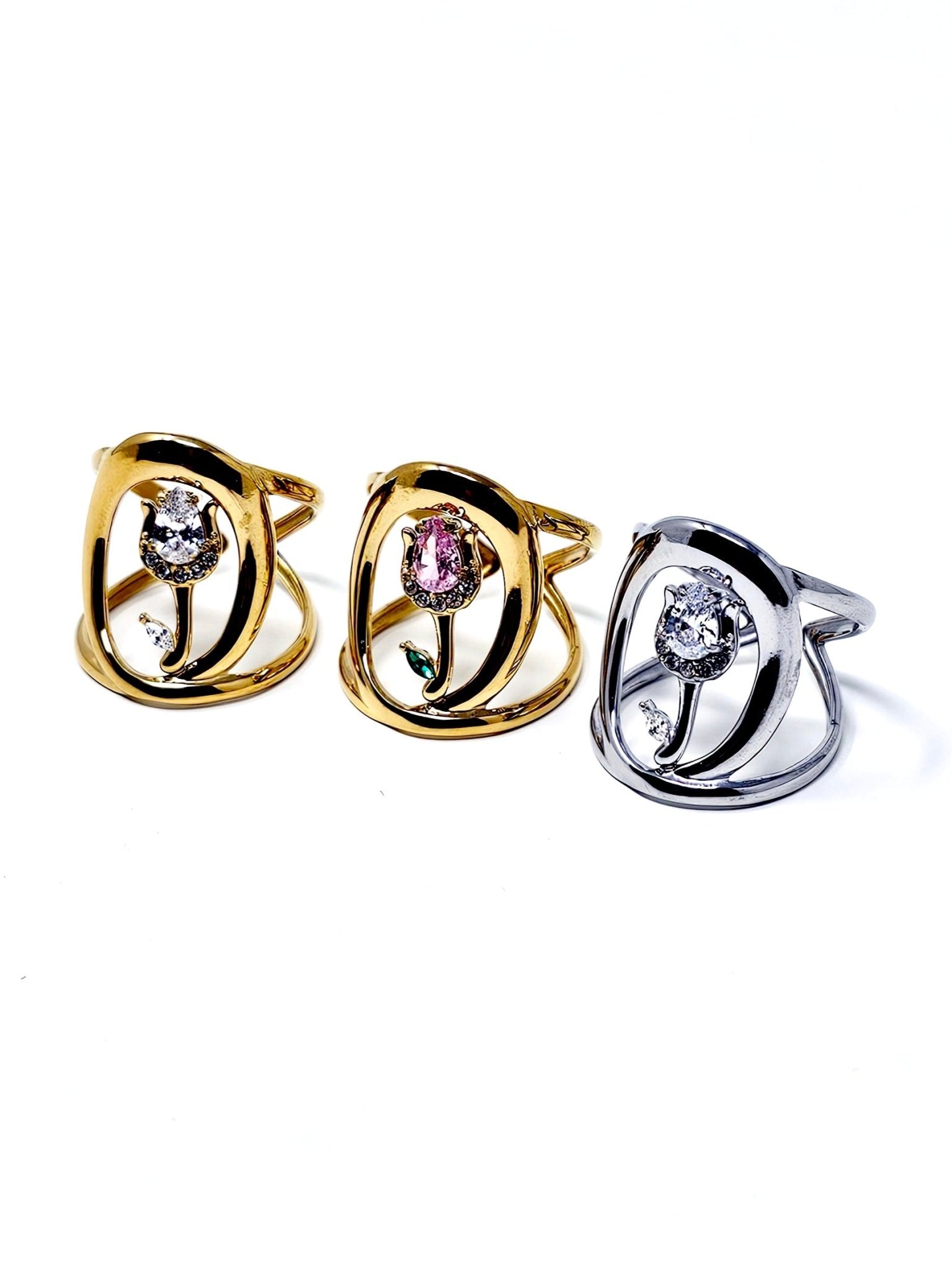 Anello Regolabile "Tulipano Light" - 333HOPE333