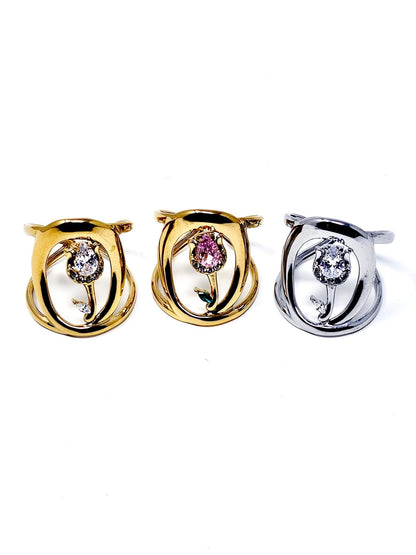 Anello Regolabile "Tulipano Light" - 333HOPE333