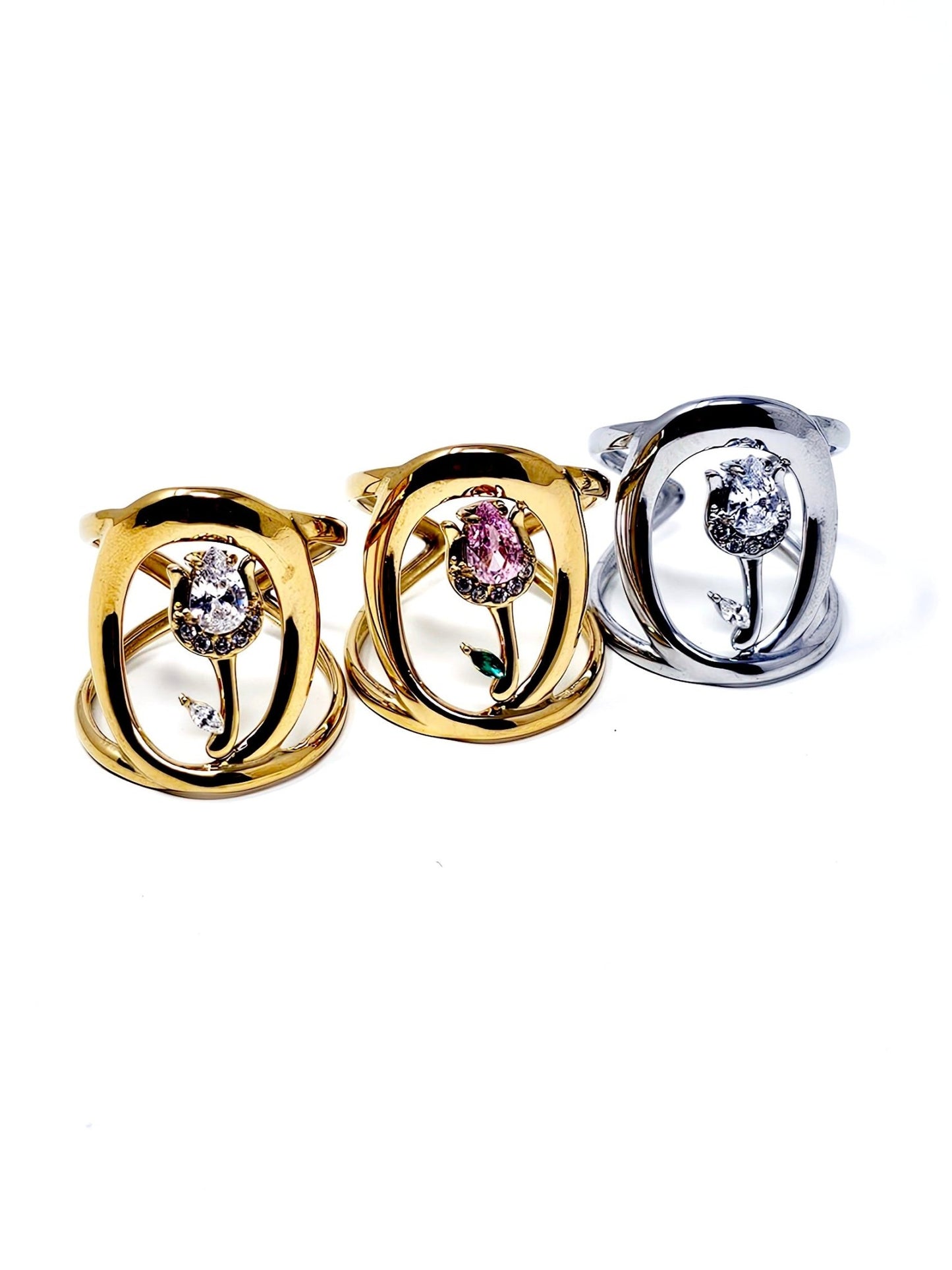Anello Regolabile "Tulipano Light" - 333HOPE333