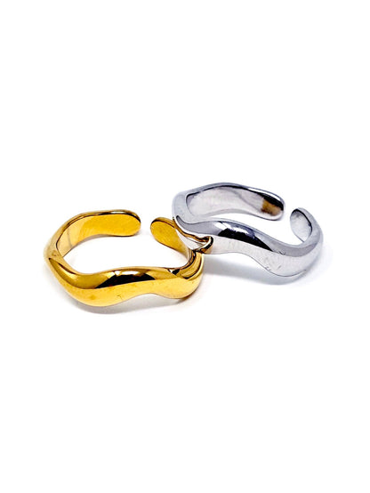 Anello Regolabile "Waves" Gold o Silver - 333HOPE333