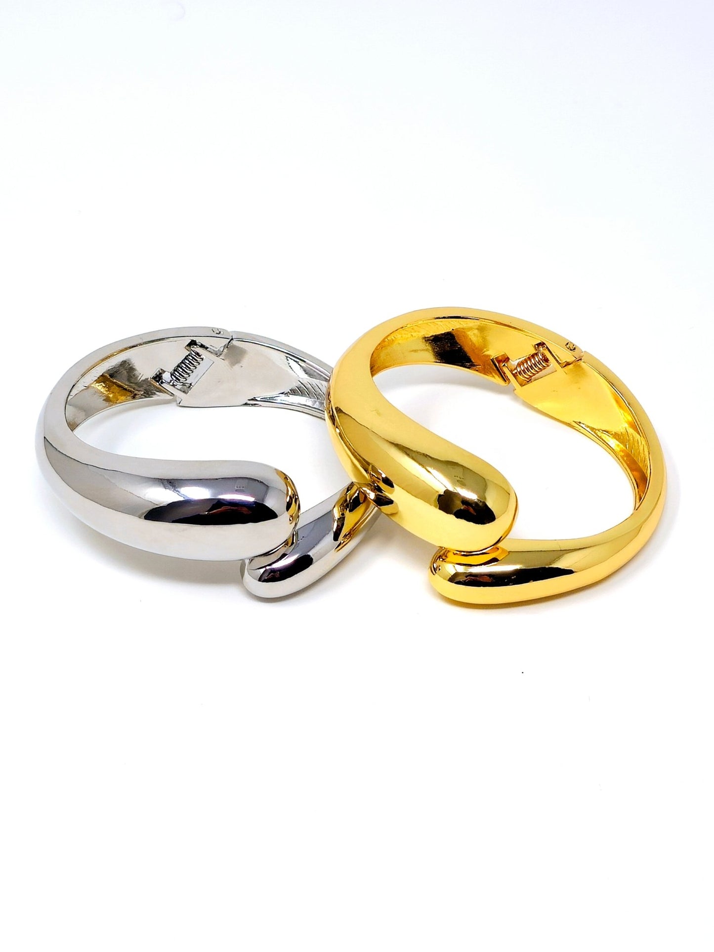 Bracciale Bangle "Fluid” Gold o Silver - 333HOPE333