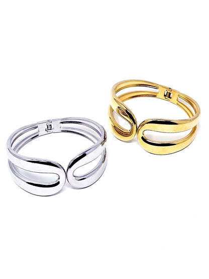 Bracciale Bangle "Manta” Gold o Silver - 333HOPE333