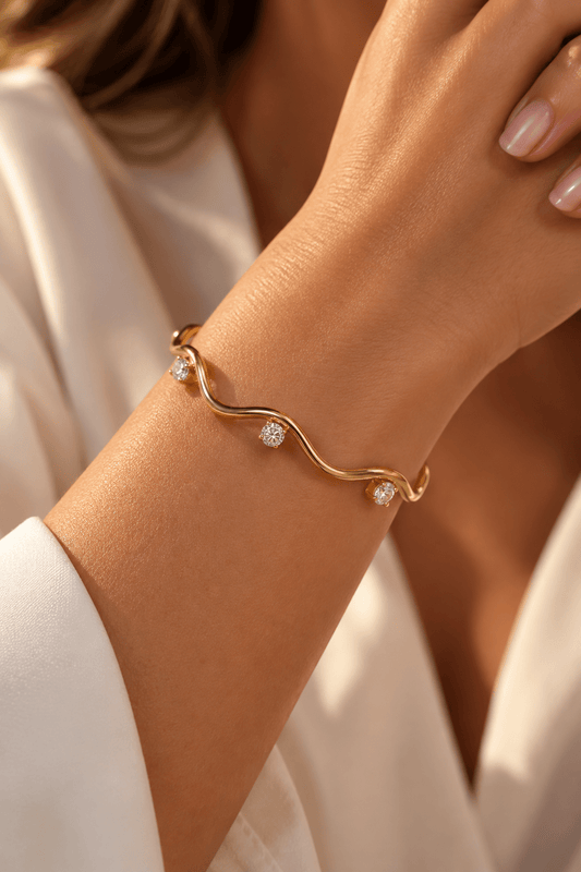 Bracciale Bangle "Medea" Gold o Silver - 333HOPE333