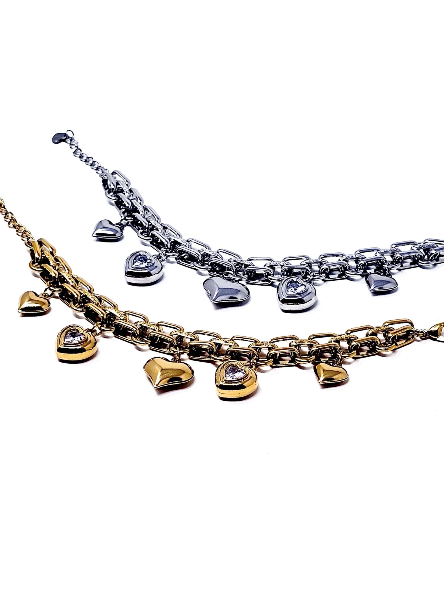 Bracciale "Cuori Sonaglio" Gold o Silver - 333HOPE333