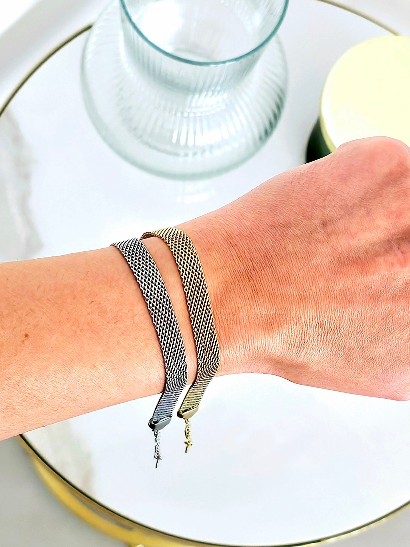 Bracciale "Metal Silk” Gold o Silver - 333HOPE333