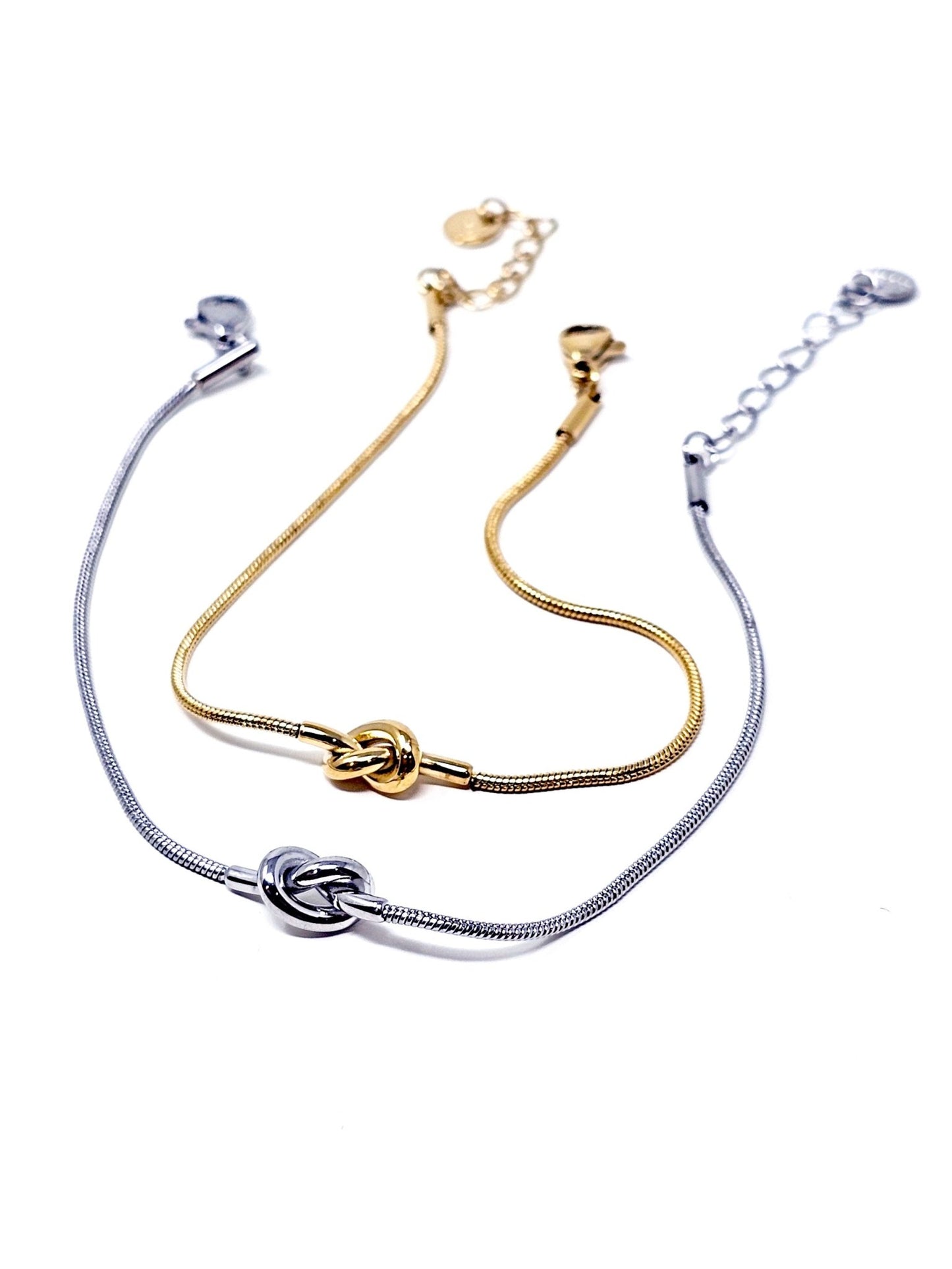 Bracciale "Piccolo Nodo” Gold o Silver - 333HOPE333