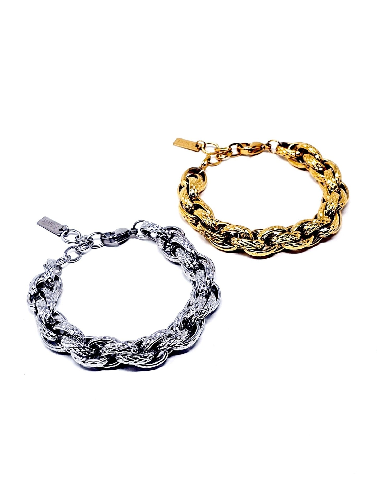 Bracciale "Torchon Multi Chain” Gold o Silver - 333HOPE333