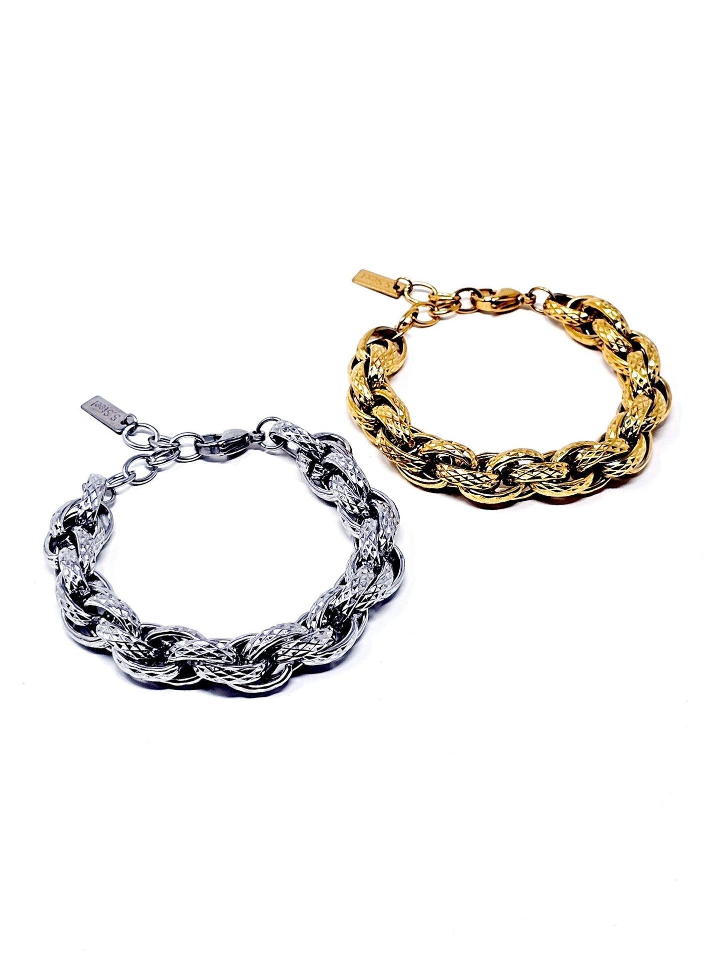 Bracciale "Torchon Multi Chain” Gold o Silver - 333HOPE333