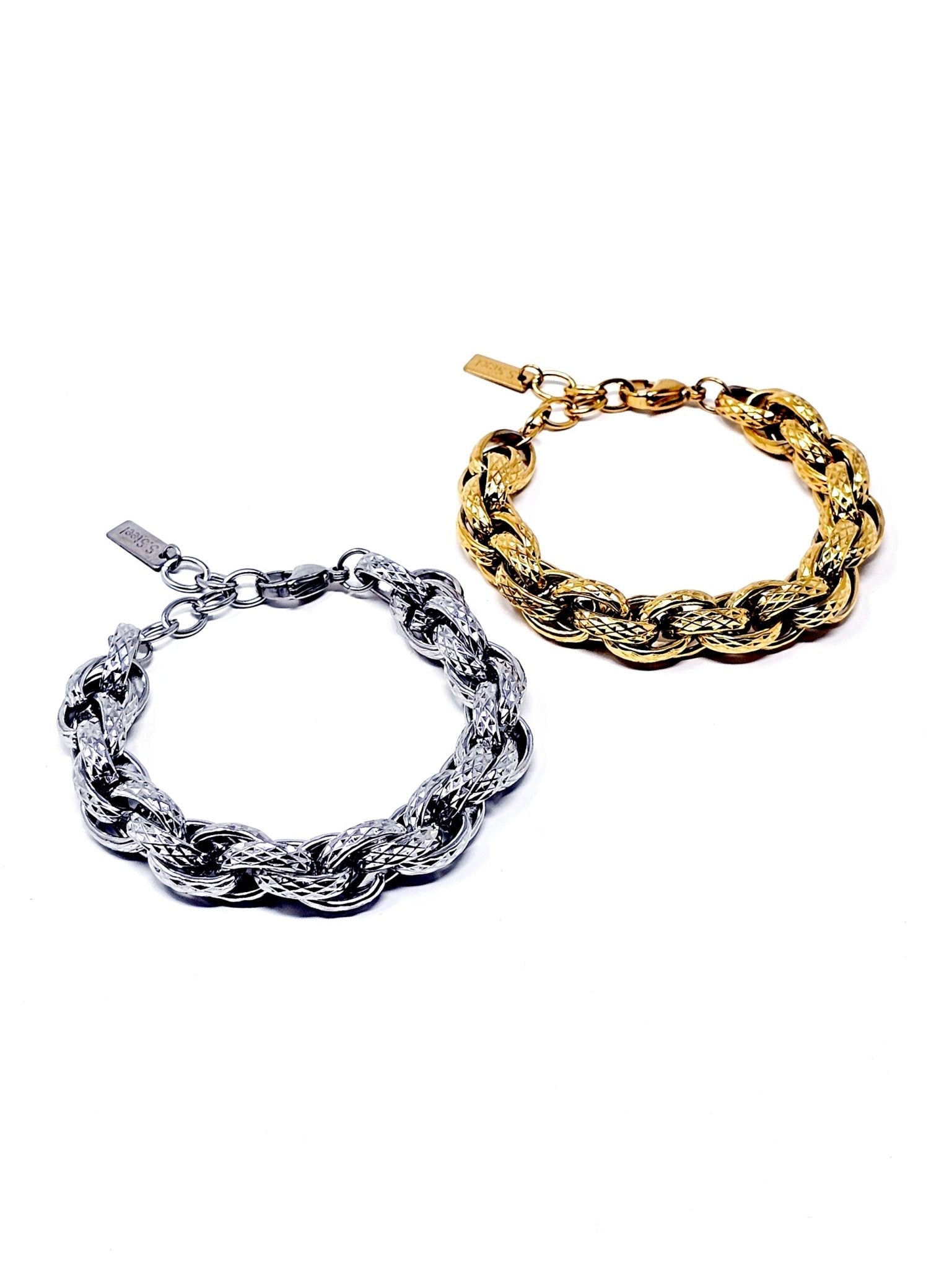 Bracciale "Torchon Multi Chain” Gold o Silver - 333HOPE333
