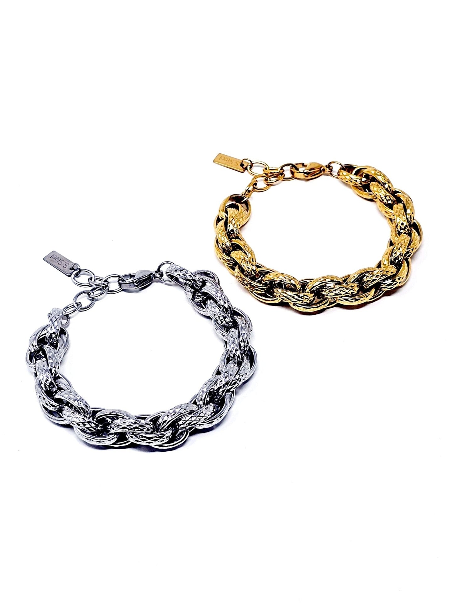 Bracciale "Torchon Multi Chain” Gold o Silver - 333HOPE333