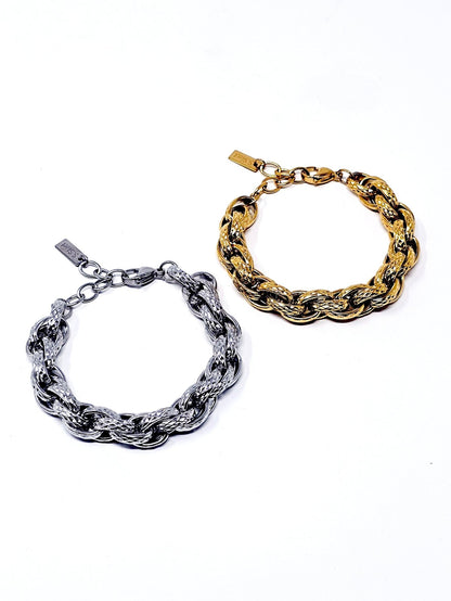 Bracciale "Torchon Multi Chain” Gold o Silver - 333HOPE333