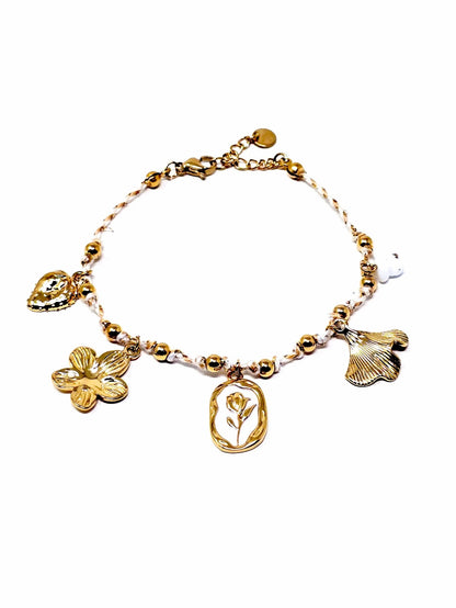 Bracciale "Tulipano" Bianco - 333HOPE333