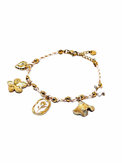 Bracciale "Tulipano" Bianco - 333HOPE333