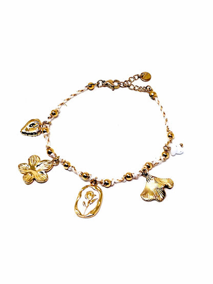 Bracciale "Tulipano" Bianco - 333HOPE333