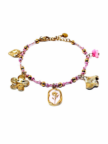 Bracciale "Tulipano" Rosa - 333HOPE333