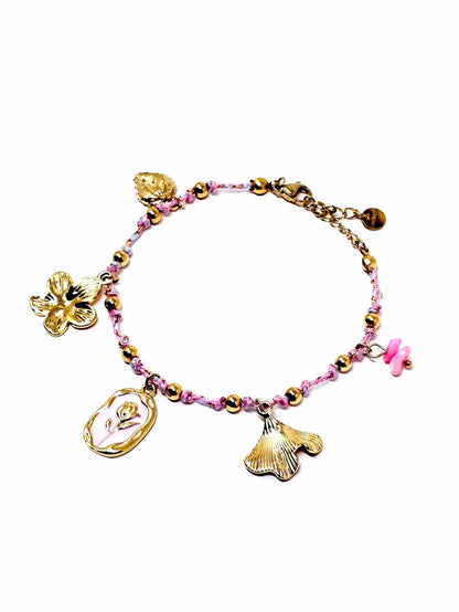 Bracciale "Tulipano" Rosa - 333HOPE333