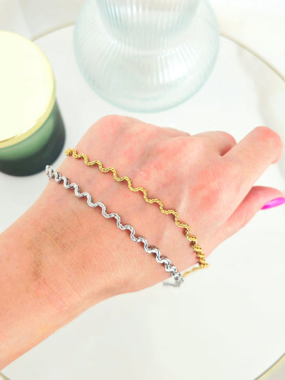 Bracciale "Waves” Gold o Silver - 333HOPE333