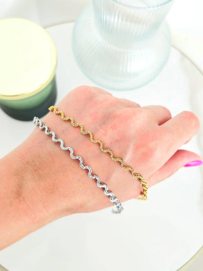 Bracciale "Waves” Gold o Silver - 333HOPE333