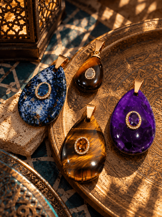 Charm per Collana "Goccia" in Pietra Naturale - 333HOPE333