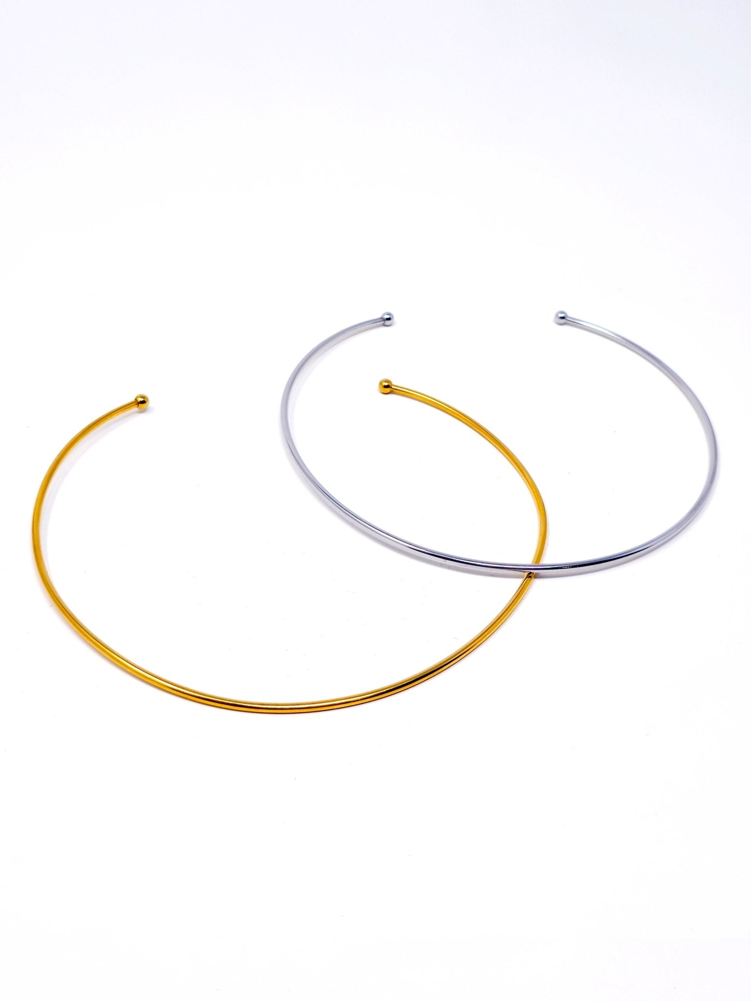 Choker Bangle "Minimal" Gold o Silver - 333HOPE333