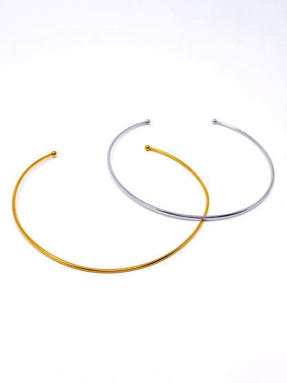 Choker Bangle "Minimal" Gold o Silver - 333HOPE333