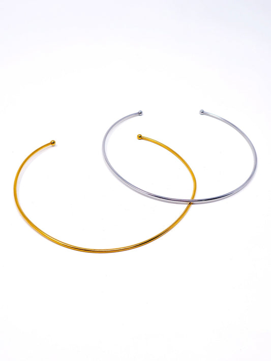 Choker Bangle "Minimal" Gold o Silver - 333HOPE333