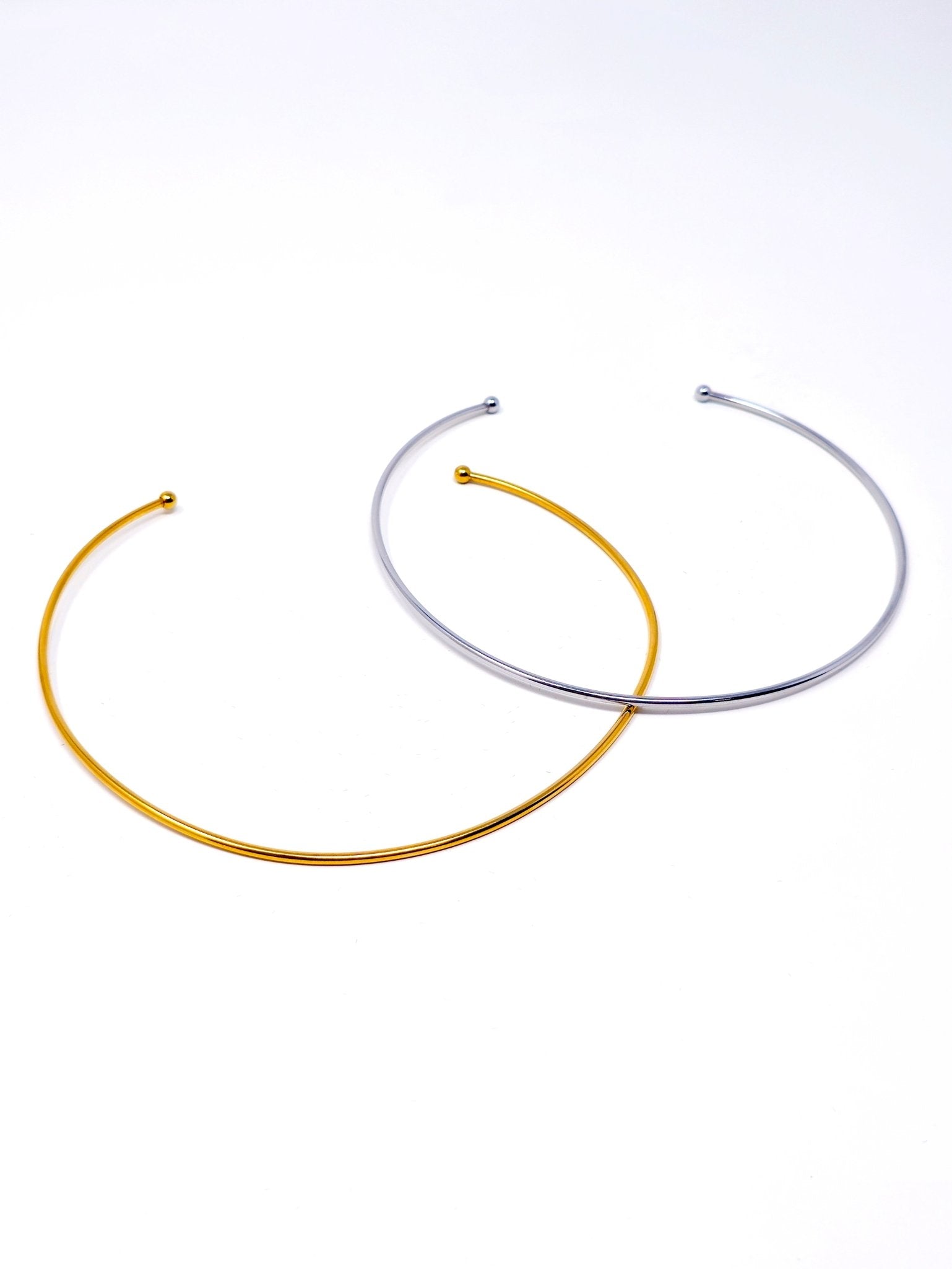 Choker Bangle "Minimal" Gold o Silver - 333HOPE333